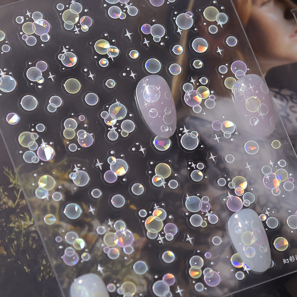 Nail Art Vampire - Shiny Bubbles Stars Dreamy Ocean Shell