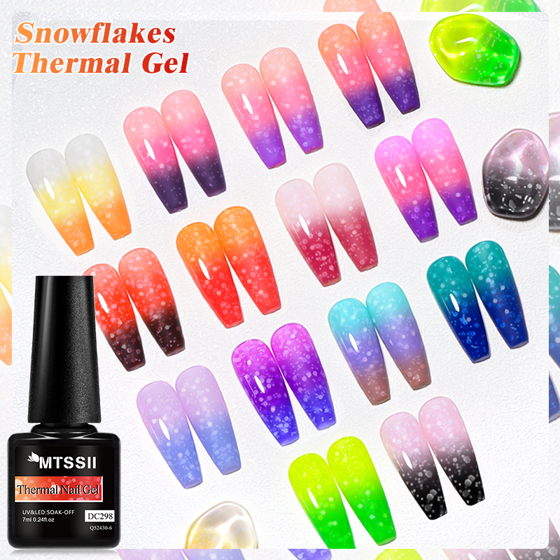 Nail Art Ombre Glitter - 7ml Mtssii Snow Glitter Glitter Thermal