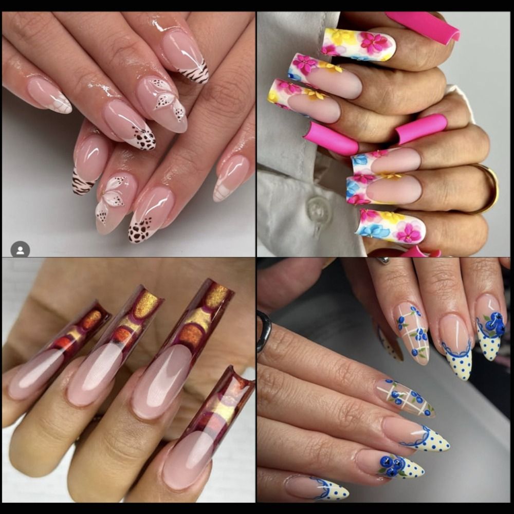 Nail Art Extension - 140PCS 14 Sizes French Nail Dual