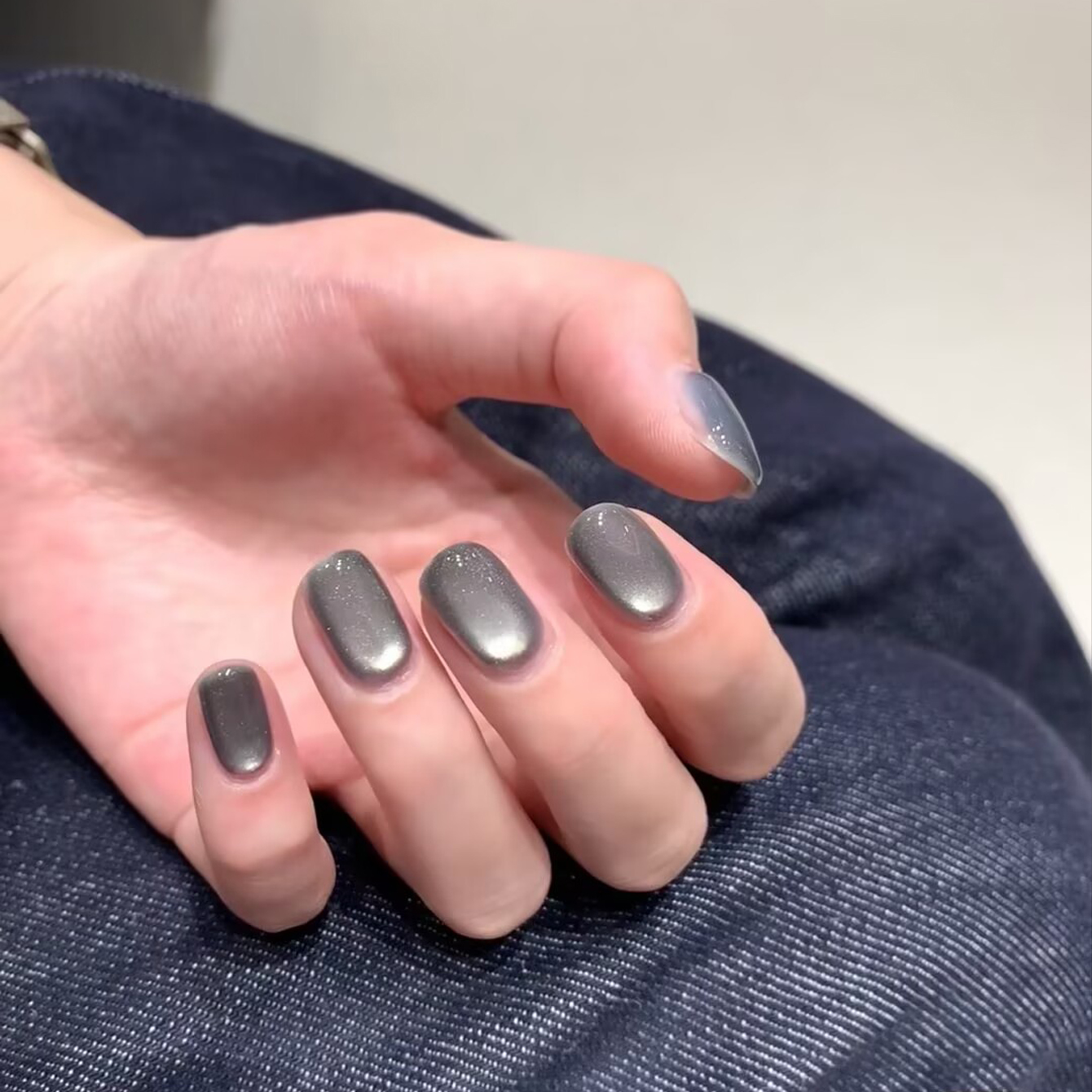 Nail Art Trend 2026 - MIANEL 10ML Smoky Ash Cat Eye
