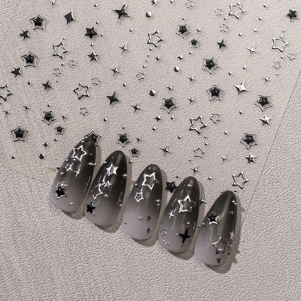 5D Luxury Star Nail Stickers f - Nail Art Vampire ulasan dan harga