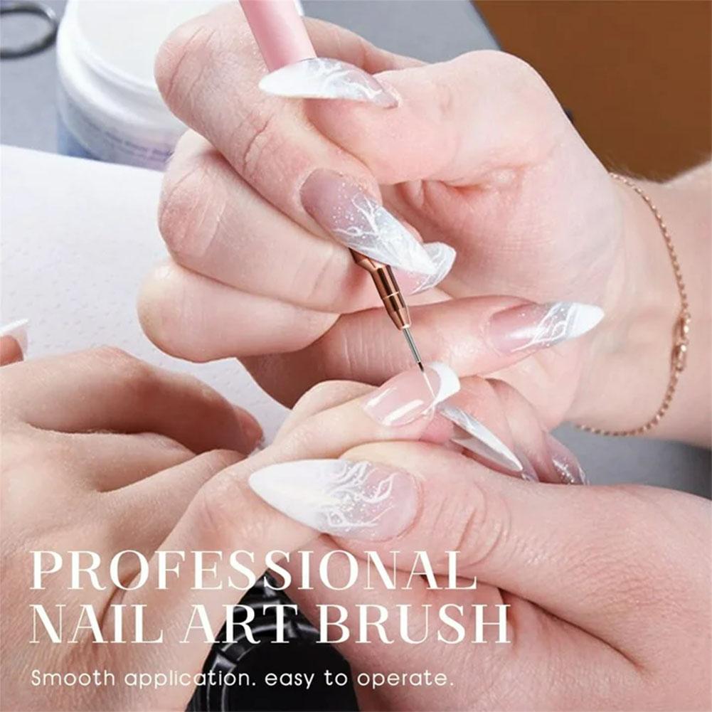 5PCS Nail Art Liner Brush Set  - Nail Art Brush Set ulasan dan harga