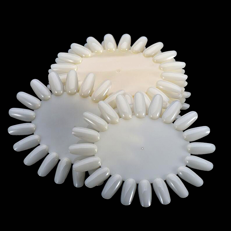 10Pcs Natural White Fake Nail  - Nail Art Viral ulasan dan harga