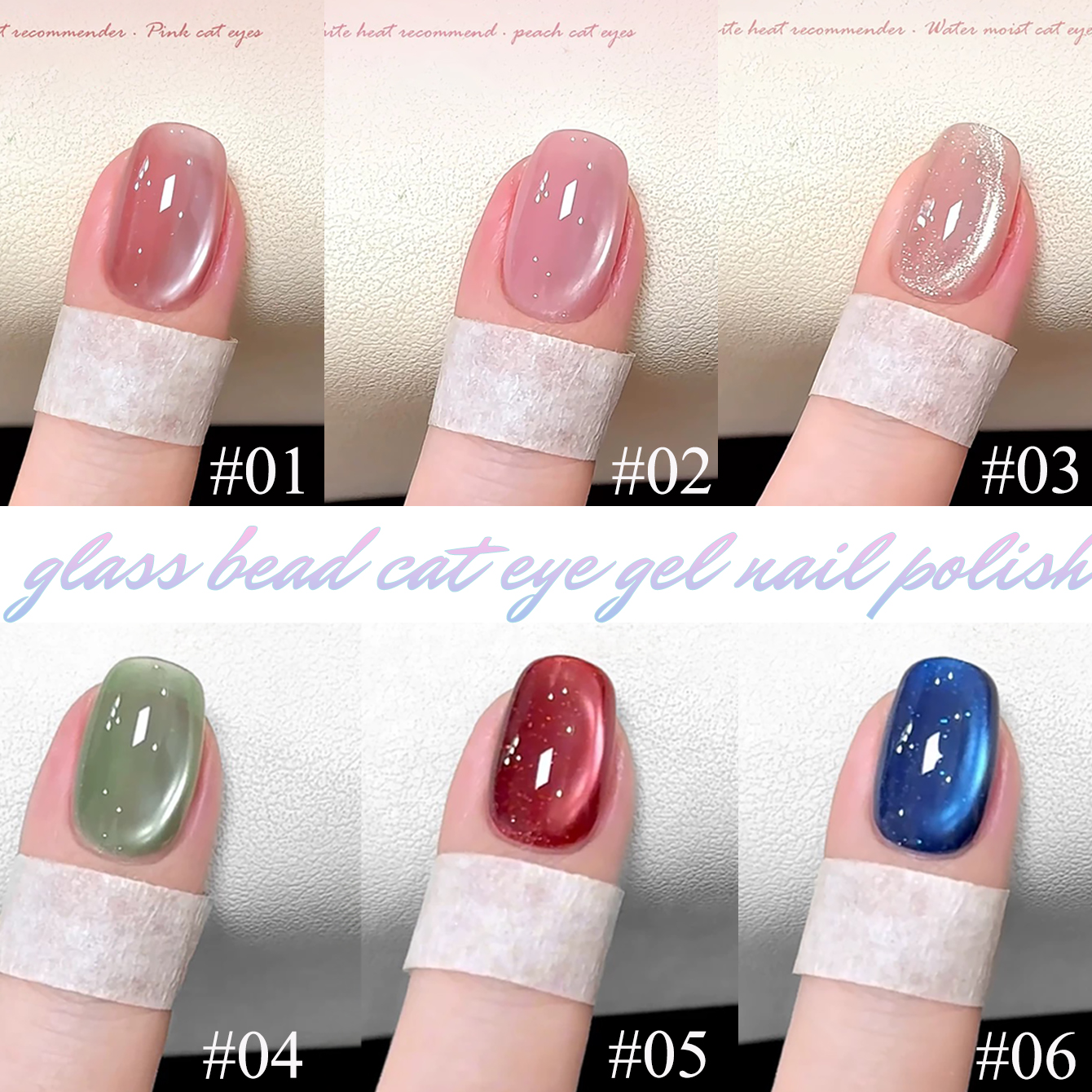 1-24pcs WS Summer Ice Transpar - Nail Art Ice Blue ulasan dan harga