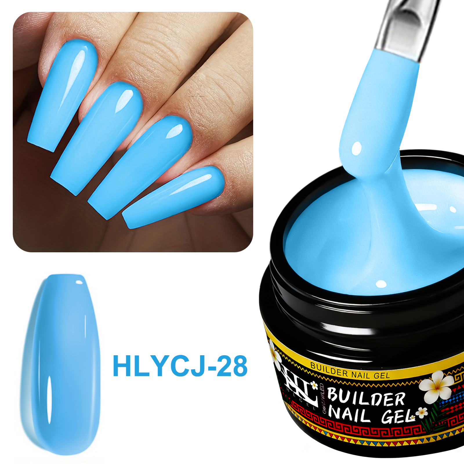 HL 20ml Hot Selling New Blue G - Nail Art Ice Blue ulasan dan harga