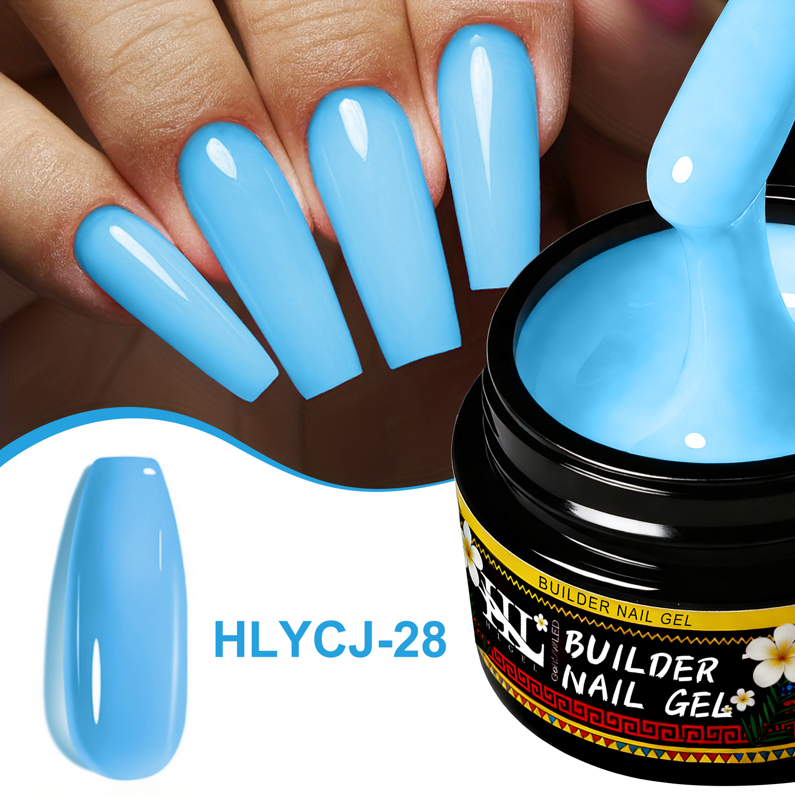 HL 20ml Hot Selling New Blue G - Nail Art Ice Blue ulasan dan harga