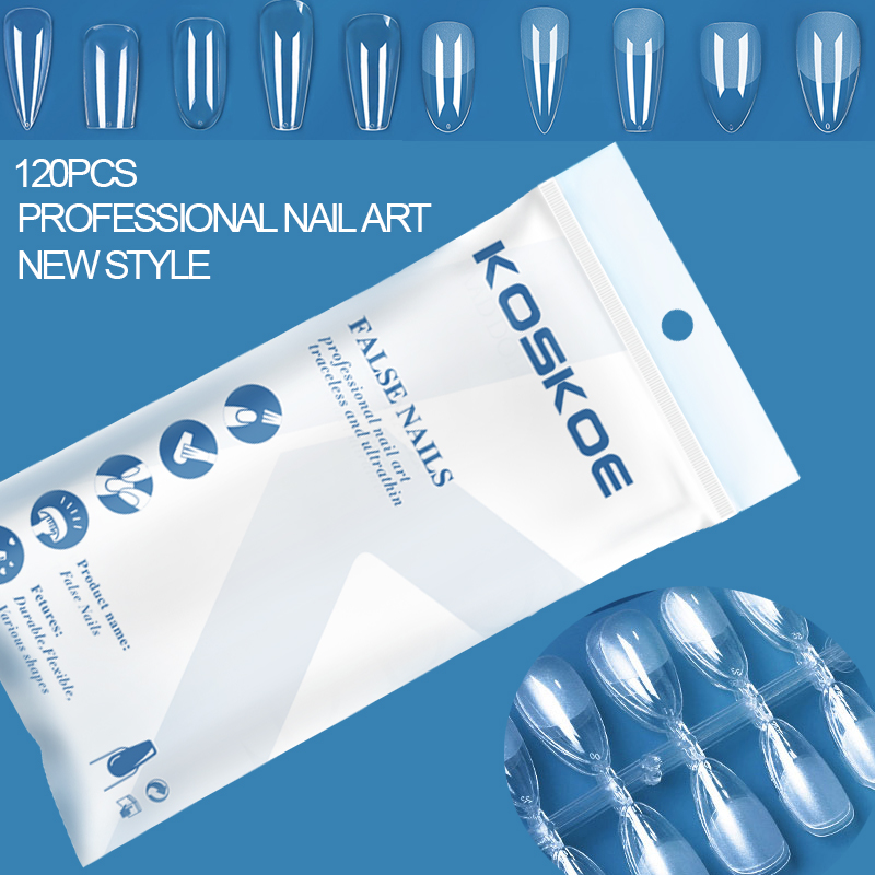 120pcs False Nails Press on Ac - Nail Art Xs ulasan dan harga
