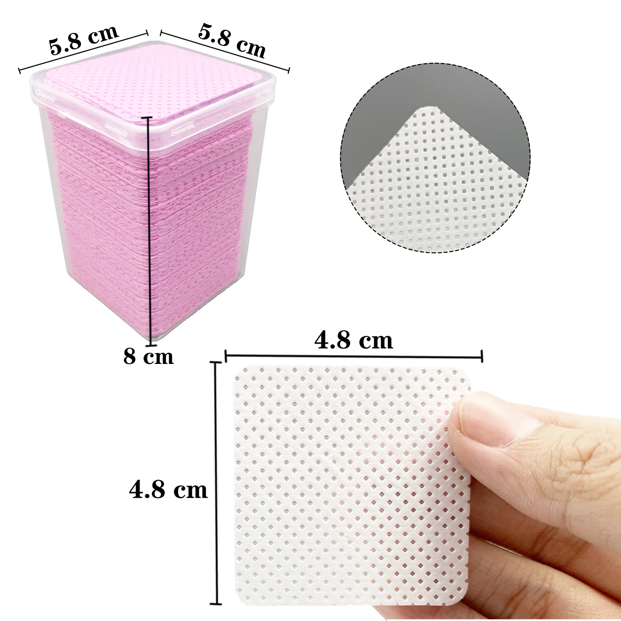 200Pcs/Box Lint Free Nail Wipe - Nail Art Extension ulasan dan harga