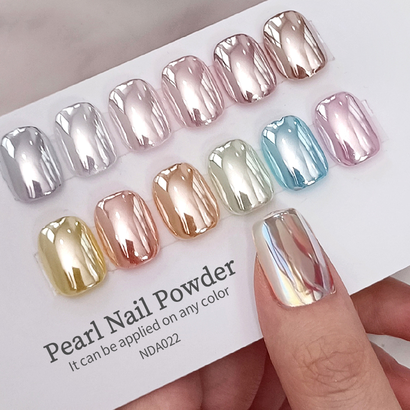 NICOLE DIARY Moonlight Mirror  - Nail Glitter Chrome ulasan dan harga