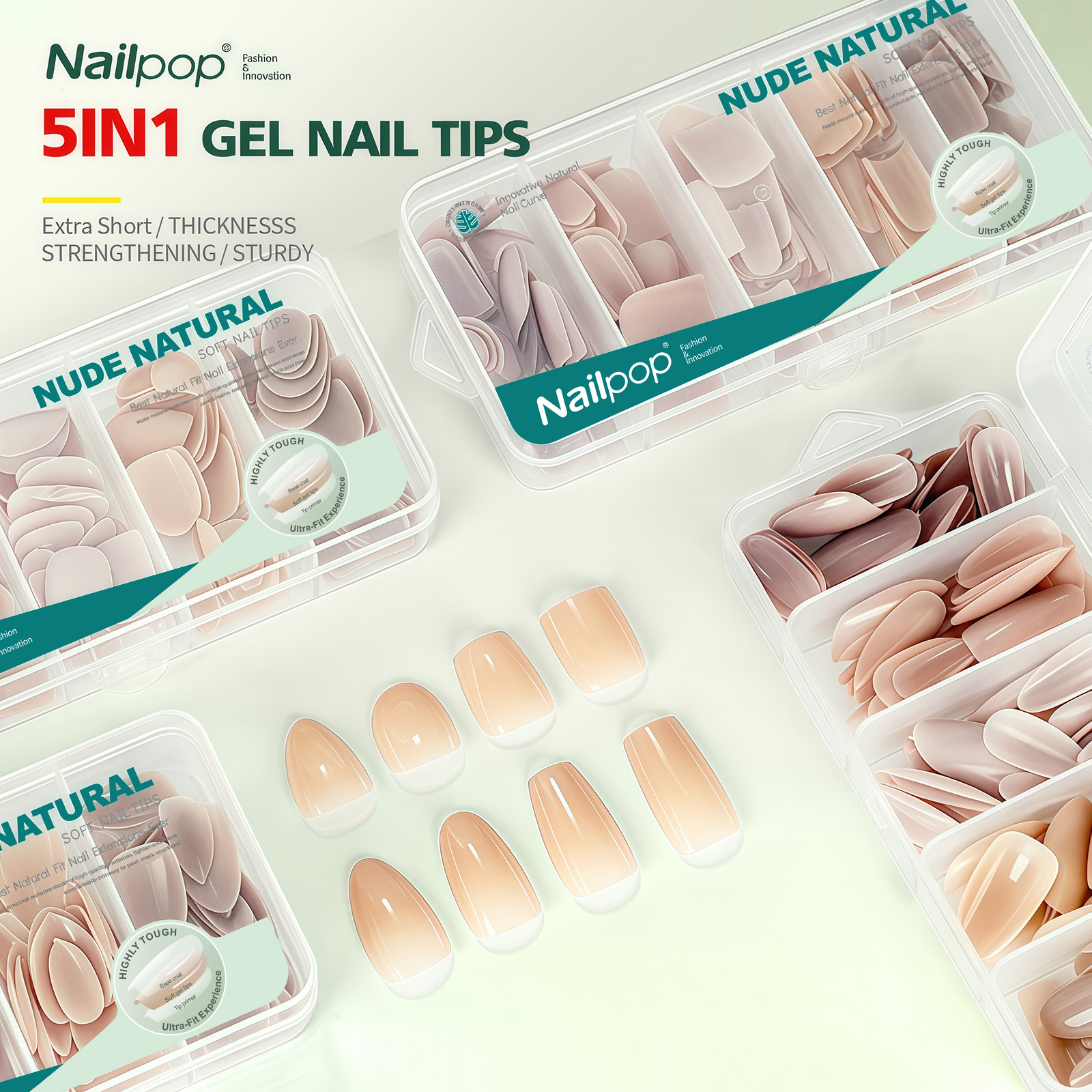 Nailpop Ultra Fit Press On Nai - Nail Art Xs ulasan dan harga