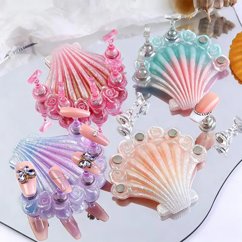 1Set Magnetic Nail Art Display - Nail Art Viral ulasan dan harga