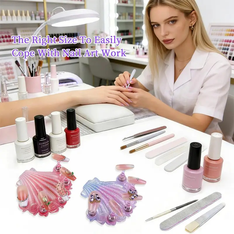 1Set Magnetic Nail Art Display - Nail Art Viral ulasan dan harga