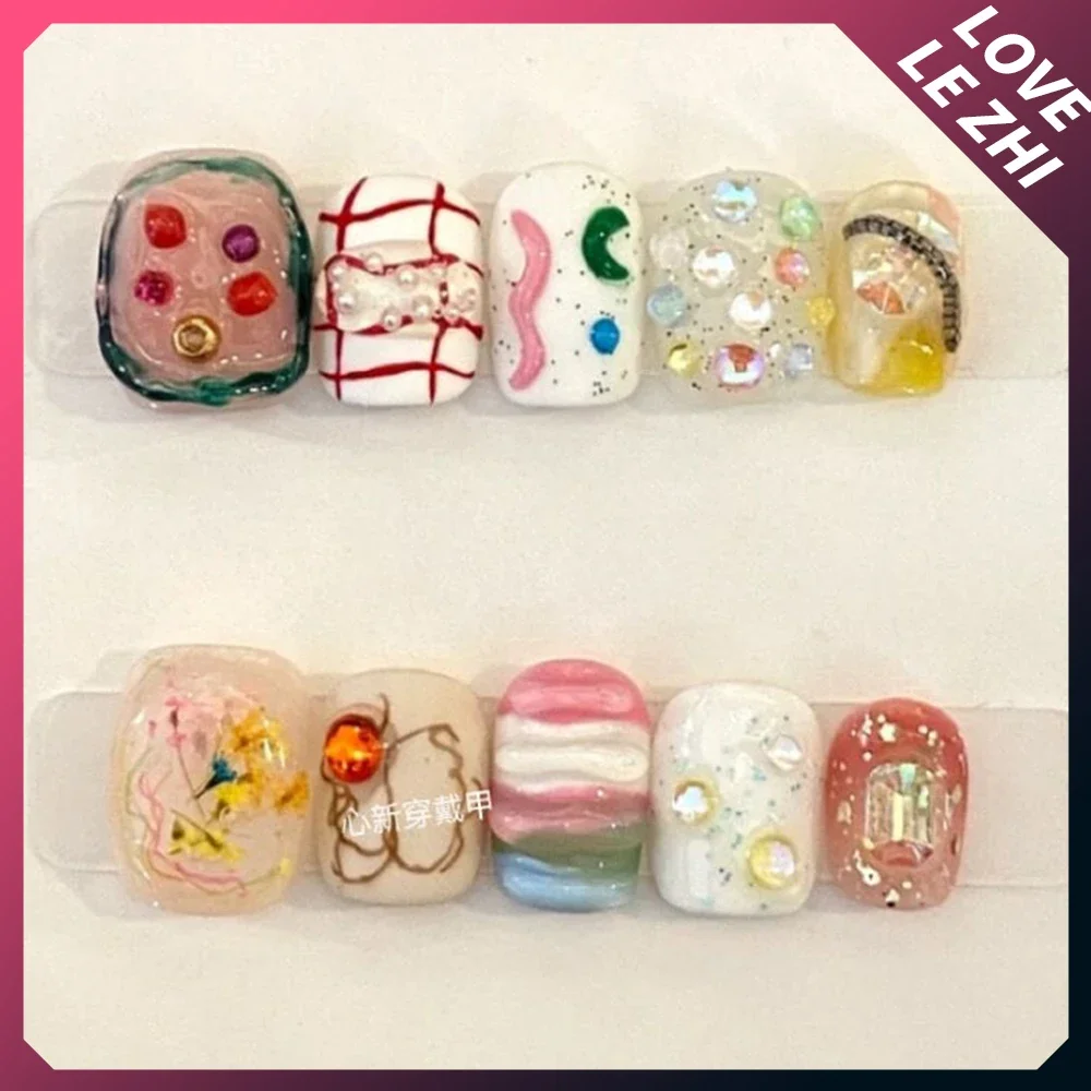 10Pcs Diy Creativity Funny Mas - Nail Art Xs ulasan dan harga