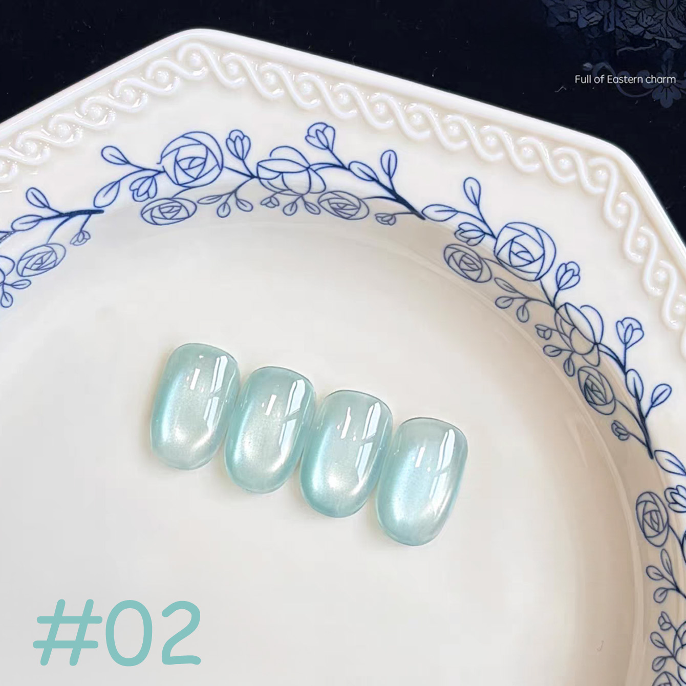 1pcs PSK Ice Transparent Blue  - Nail Art Ice Blue ulasan dan harga