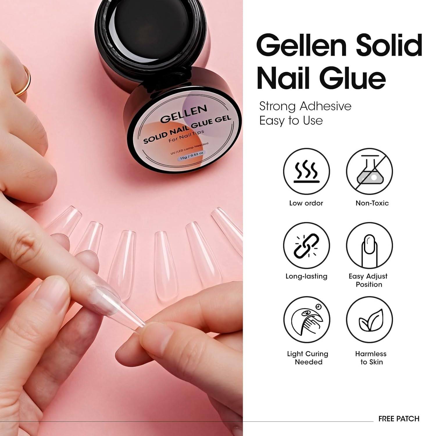 GELLEN Nail Solid Glue Builder - Nail Art Extension ulasan dan harga