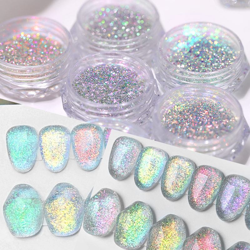 1 Box Multichrome Chameleonic  - Nail Glitter Chrome ulasan dan harga
