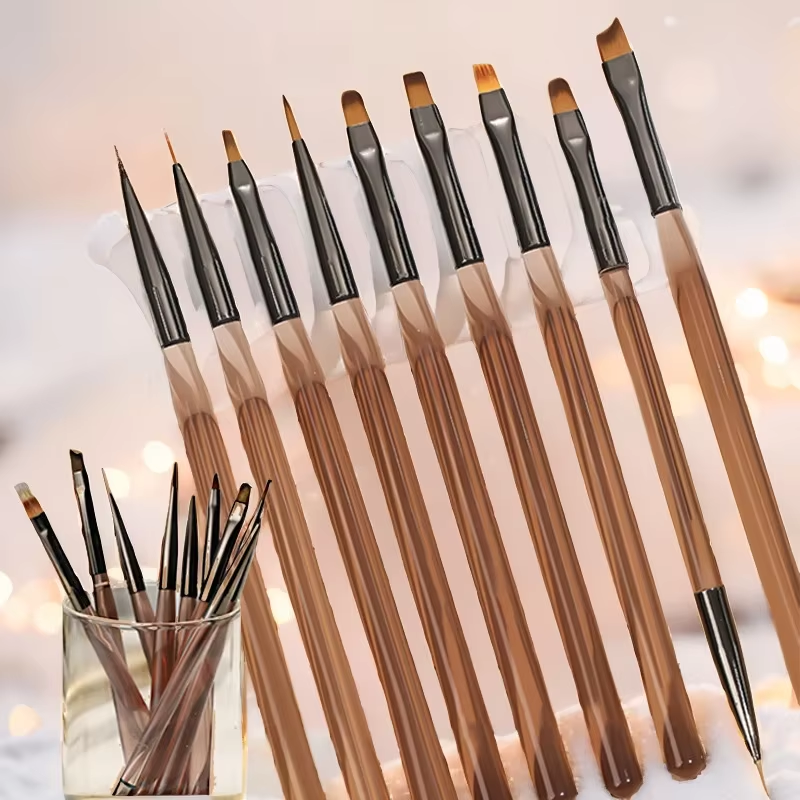 LINMANDA 9Pcs Nail Brush Liner - Nail Art Viral ulasan dan harga