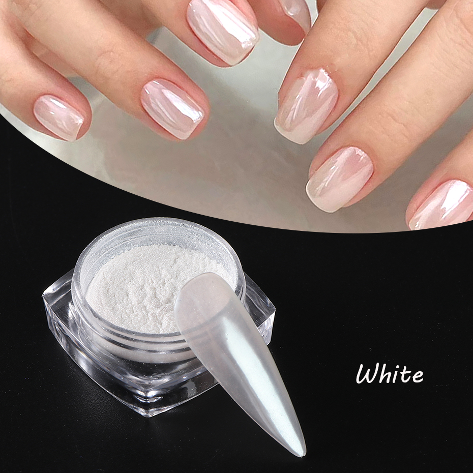 1/3Pcs Aurora Chrome Nail Powd - Nail Glitter Chrome ulasan dan harga