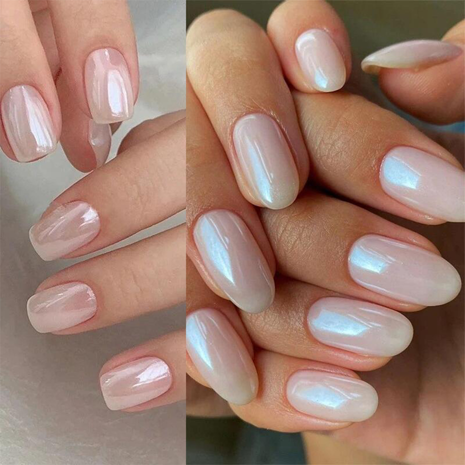 1/3Pcs Aurora Chrome Nail Powd - Nail Glitter Chrome ulasan dan harga