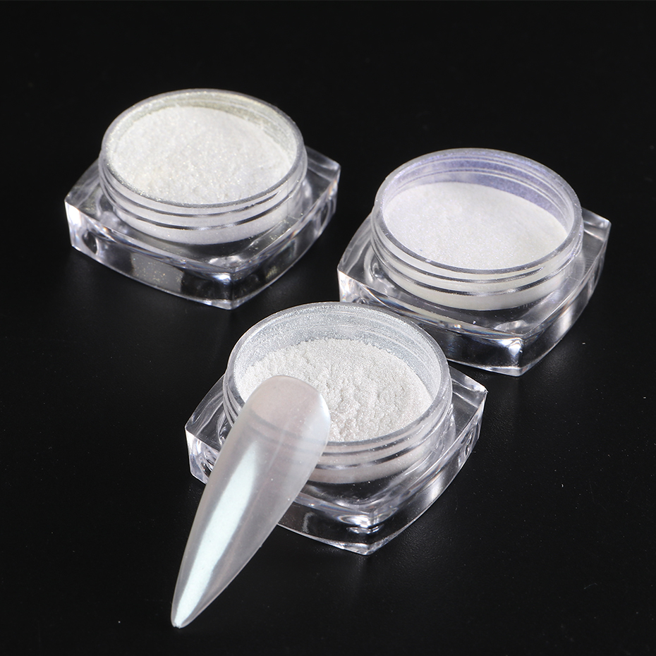 1/3Pcs Aurora Chrome Nail Powd - Nail Glitter Chrome ulasan dan harga