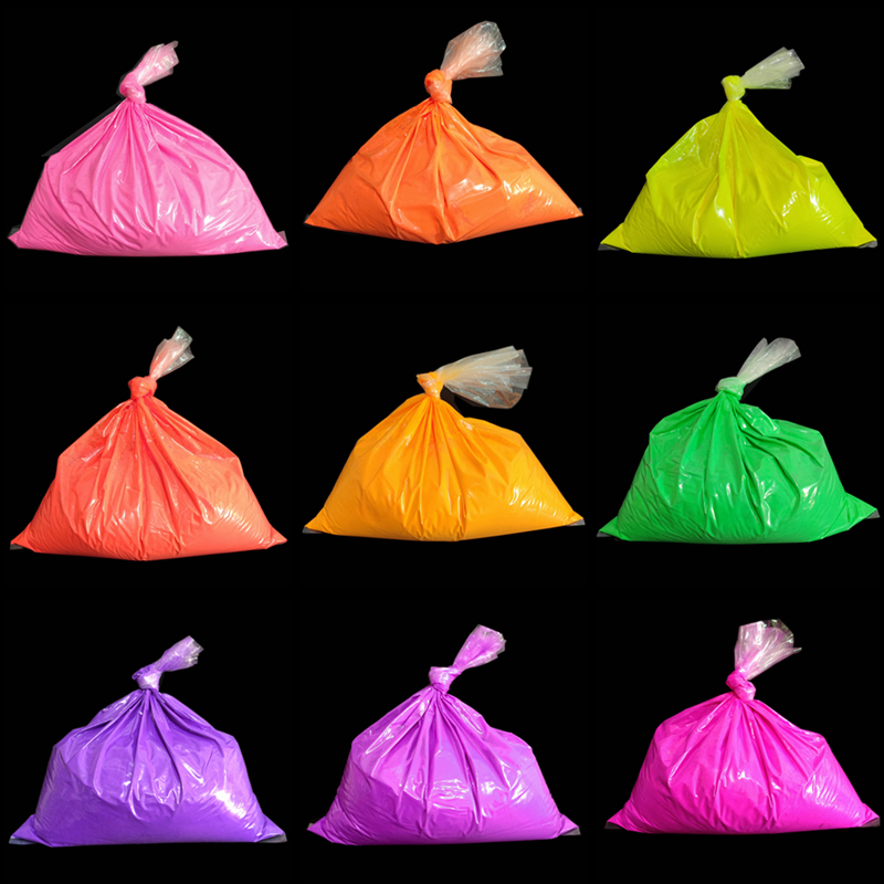 500g Fluorescent Neon Pigment  - Nail Art Ombre Glitter ulasan dan harga