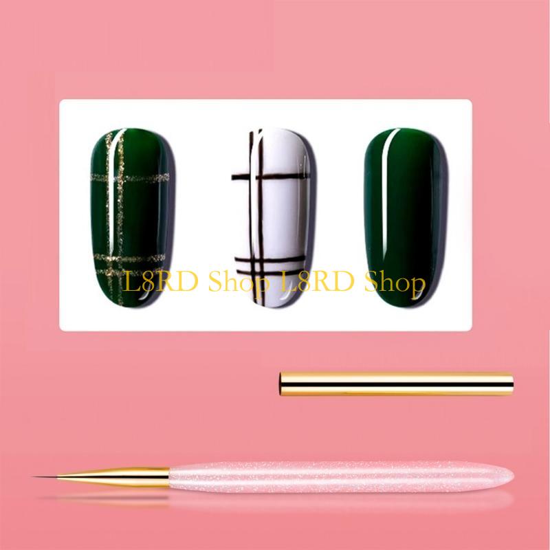 L8RD 4pcs Nails Art Brushes Se - Nail Art Brush Set ulasan dan harga
