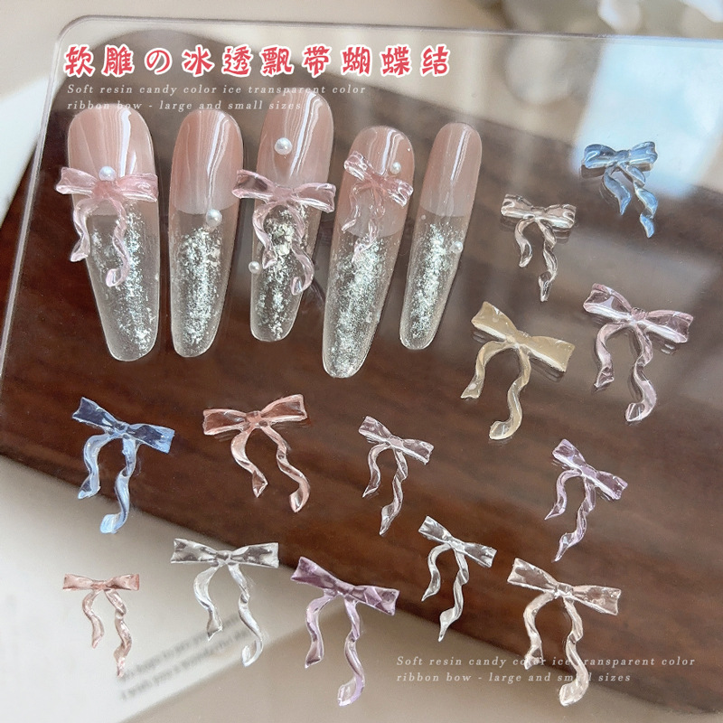 30PCS Fairy Ice Transparent Pi - Nail Art Ice Blue ulasan dan harga