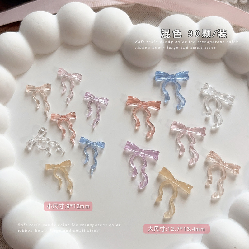 30PCS Fairy Ice Transparent Pi - Nail Art Ice Blue ulasan dan harga