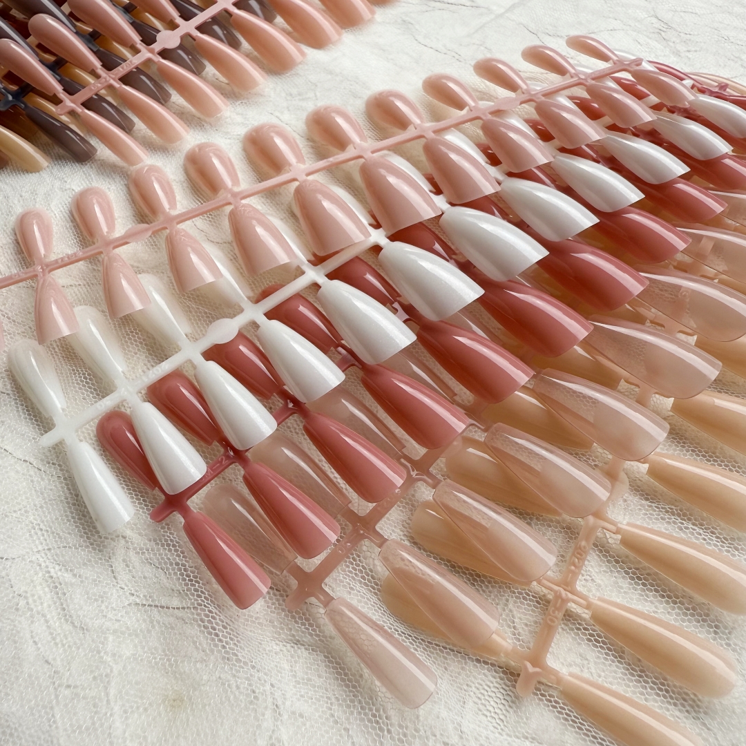 120/240pcs Fake Nails, Press O - Nail Art Aesthetic ulasan dan harga