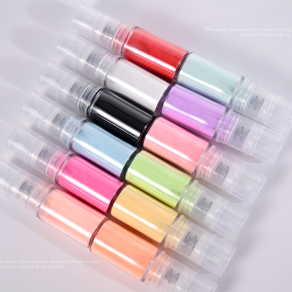 10g/bottle Nail Art Ombre Spra - Nail Art Ombre Glitter ulasan dan harga