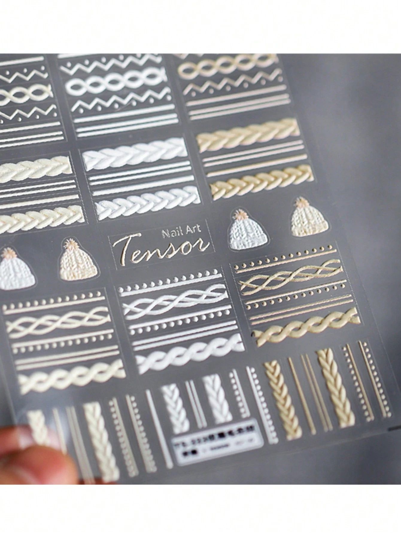 1 Sheet 5D Nail Sticker Elegan - Nail Art Vampire ulasan dan harga