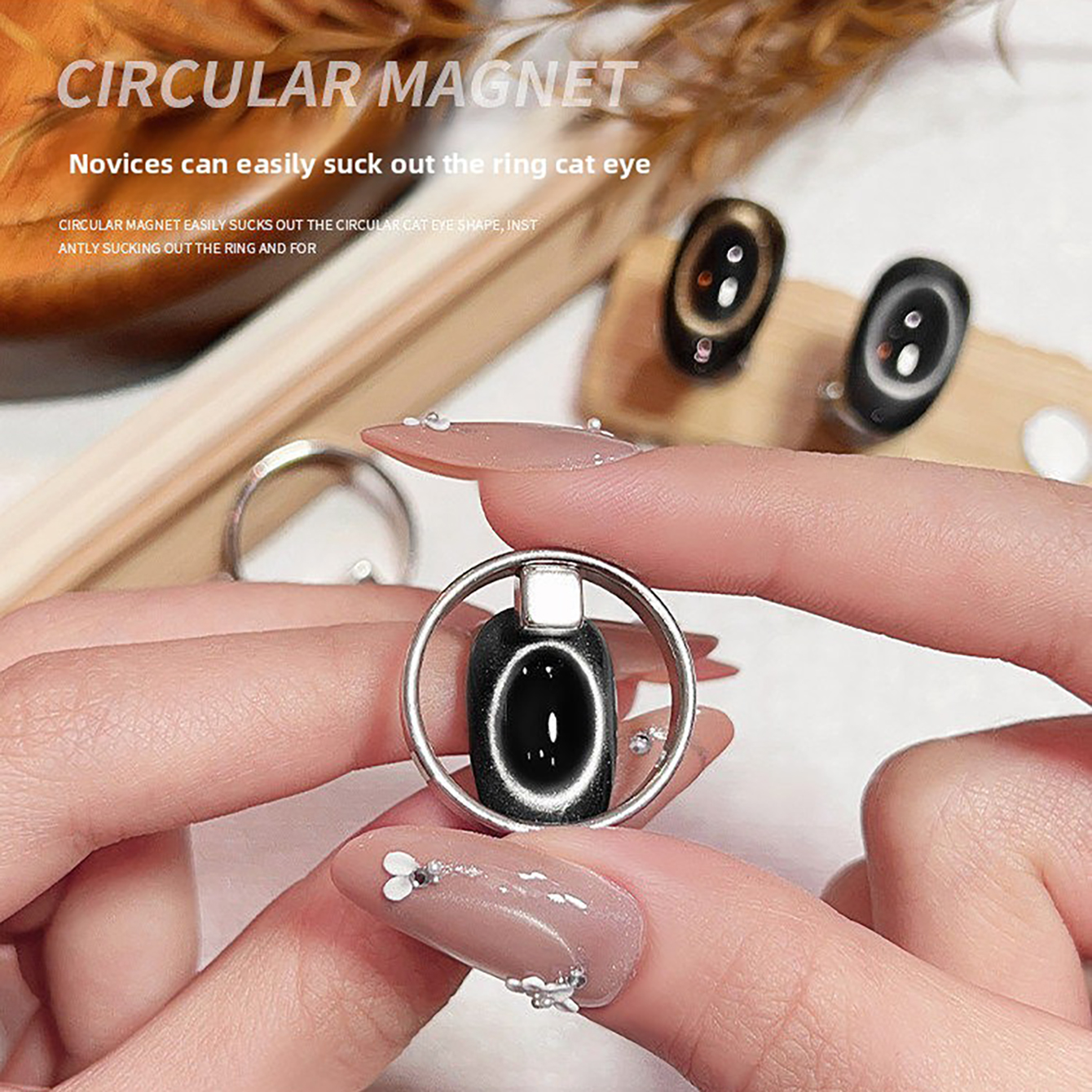 2026 Trending Hollow Cat Eye M - Nail Art Trend 2026 ulasan dan harga
