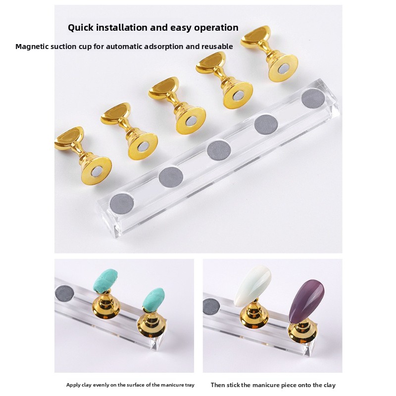 1set Nail Tip Holder Japanese  - Nail Art Viral ulasan dan harga
