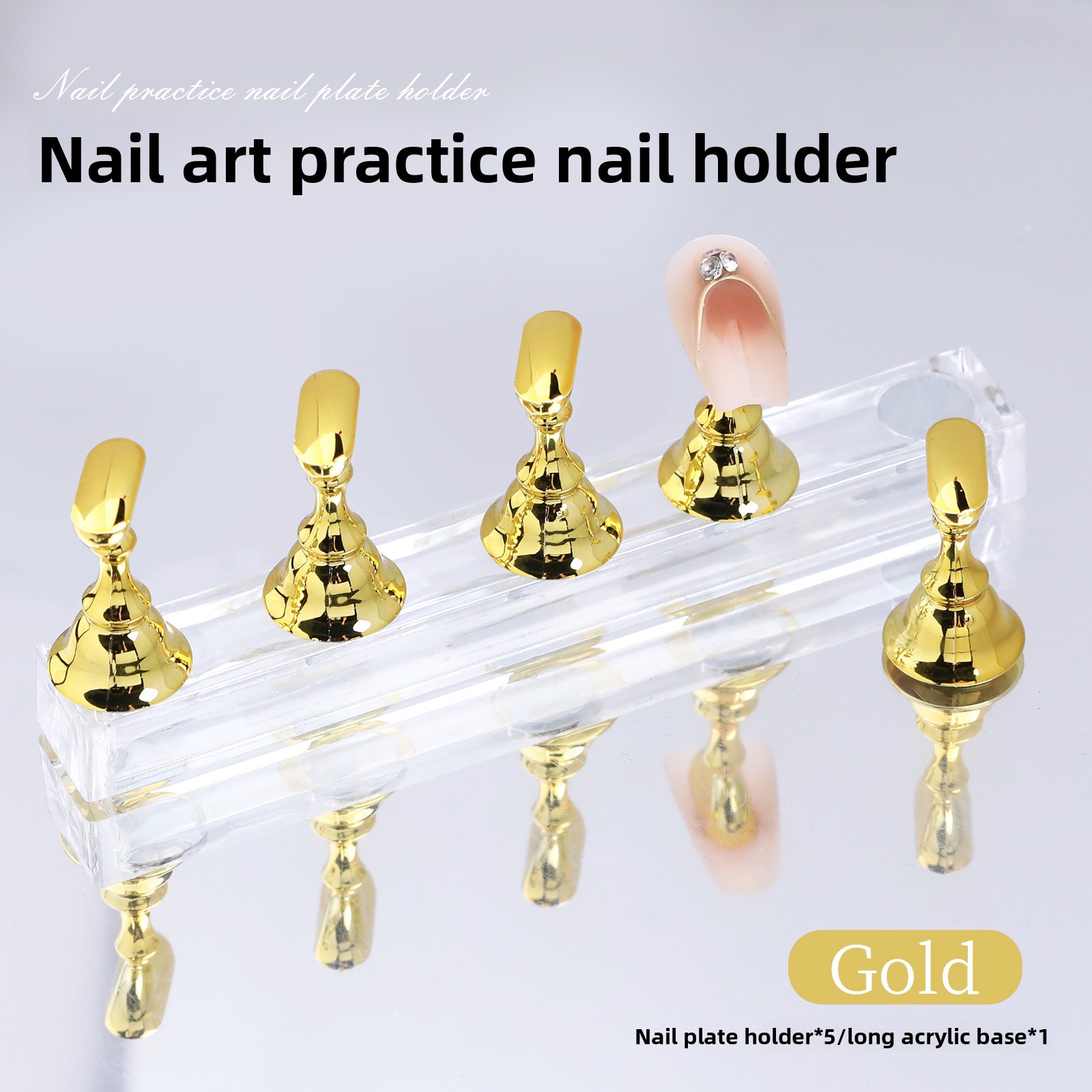 1set Nail Tip Holder Japanese  - Nail Art Viral ulasan dan harga