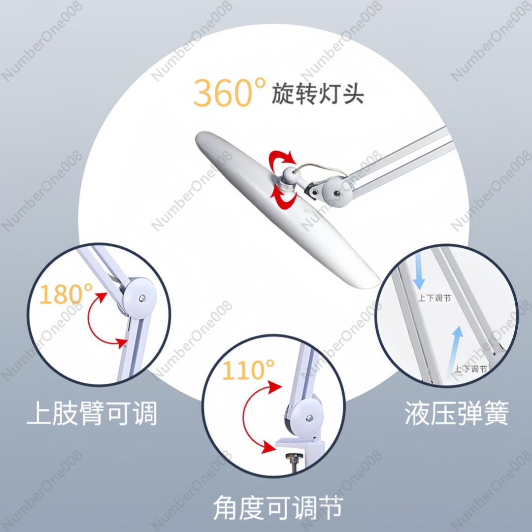 Foldable Desk Lamp Clamp On Ey - Nail Art Extension ulasan dan harga