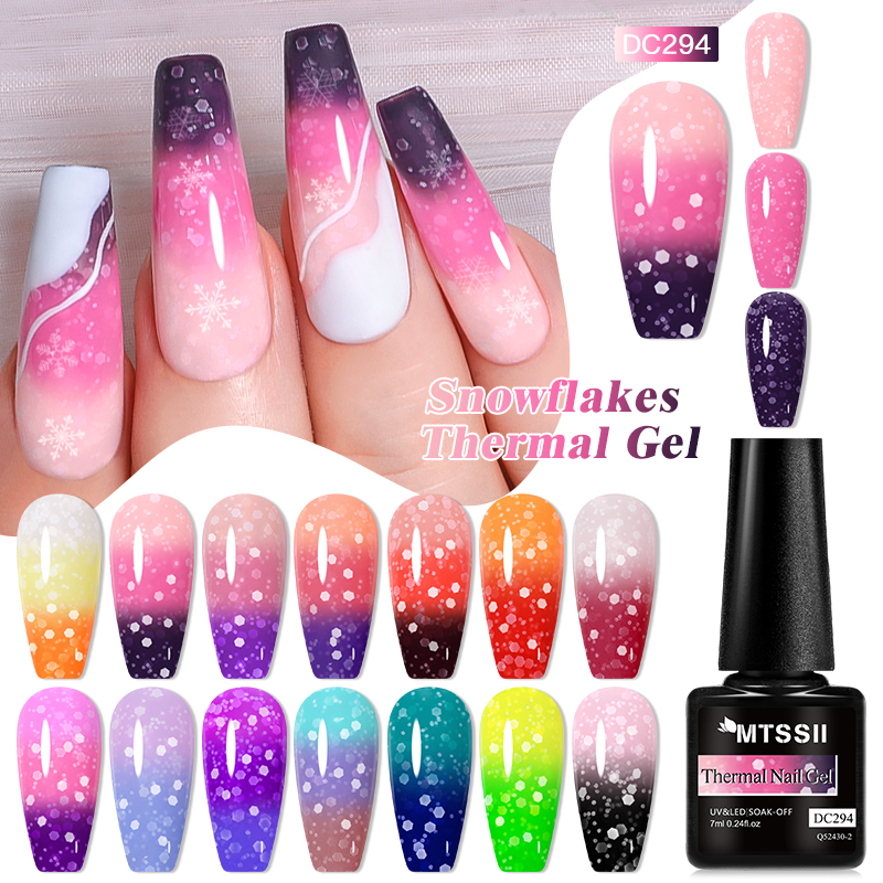 7ml Mtssii Snow Glitter Glitte - Nail Art Ombre Glitter ulasan dan harga