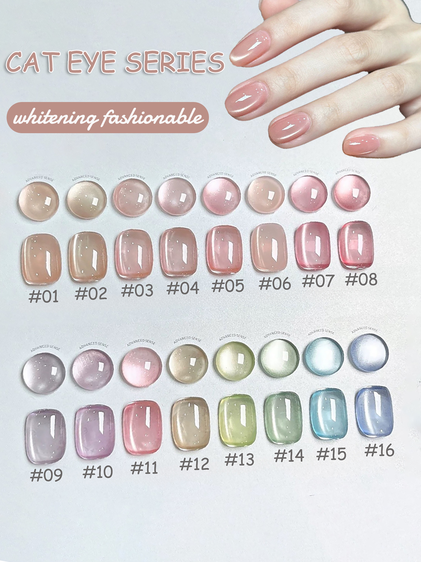1-24pcs WS Spring Summer Ice T - Nail Art Ice Blue ulasan dan harga