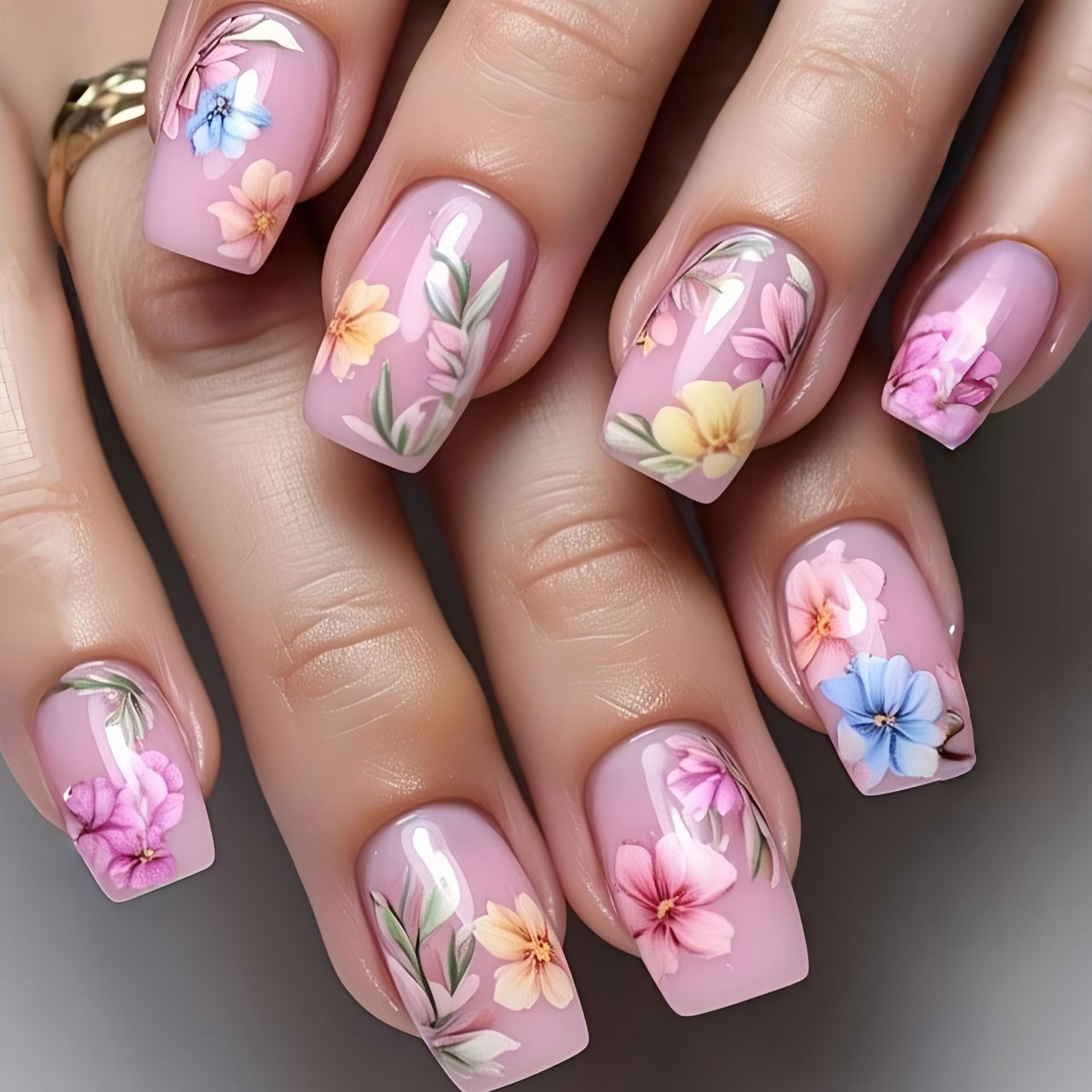 Medium fake nails for women gi - Nail Art Aesthetic ulasan dan harga