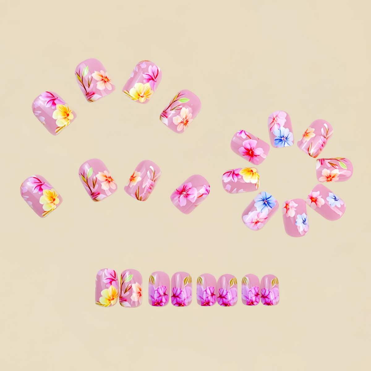 Medium fake nails for women gi - Nail Art Aesthetic ulasan dan harga