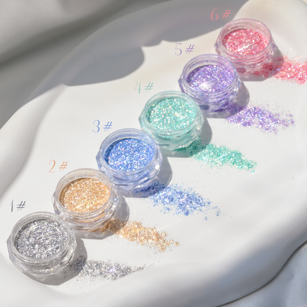 Super Shiny Gold Opal Nail Pow - Nail Glitter Chrome ulasan dan harga