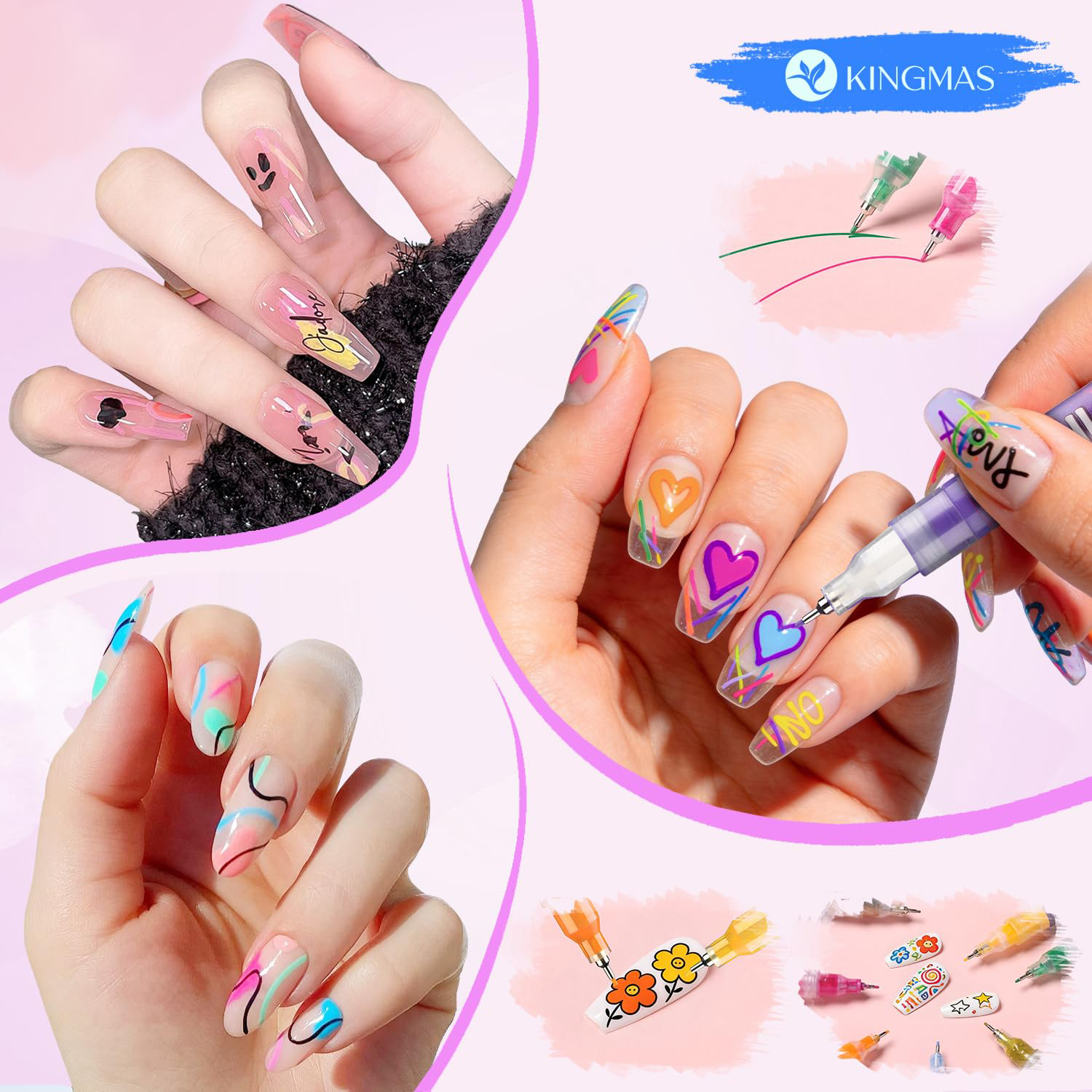 12 Shades Nail Art Pen Kit,202 - Nail Art Trend 2026 ulasan dan harga