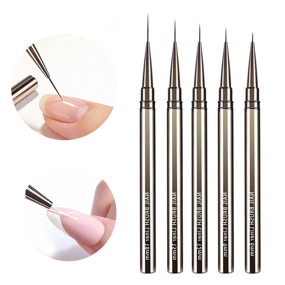 5-Piece Professional Nail Art  - Nail Art Brush Set ulasan dan harga