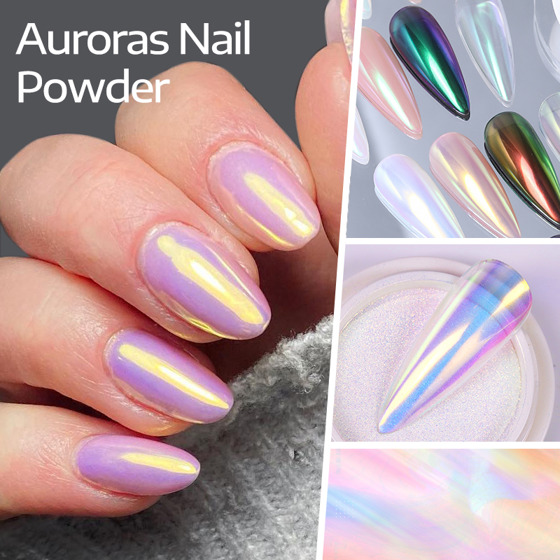 NICOLE DIARY Nail Powder Pigme - Nail Glitter Chrome ulasan dan harga