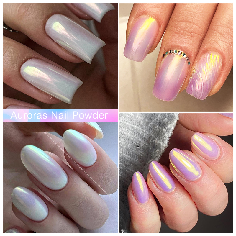 NICOLE DIARY Nail Powder Pigme - Nail Glitter Chrome ulasan dan harga
