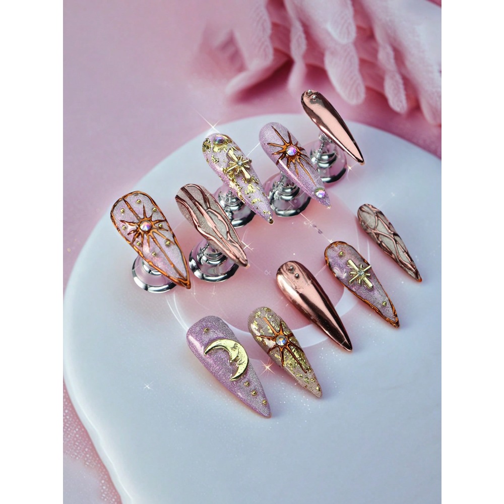 Ten Pieces Of Luxury Vintage P - Nail Art Vintage ulasan dan harga