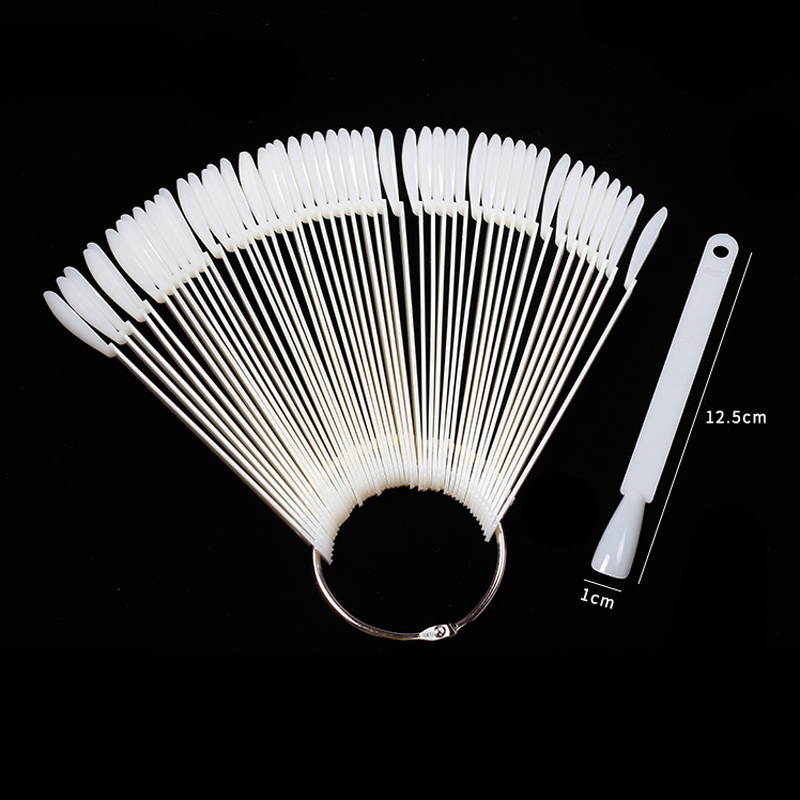 50Pcs False Tips For Nail Art  - Nail Art Viral ulasan dan harga