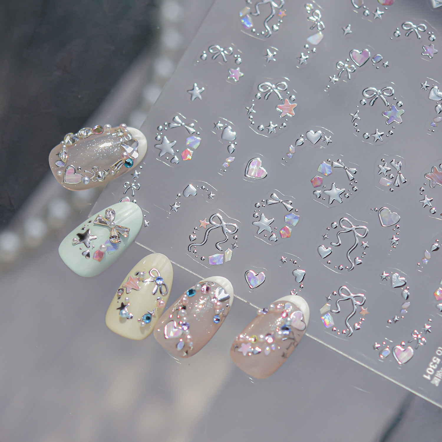 Exquisite Stars Love Garland S - Nail Art Vampire ulasan dan harga