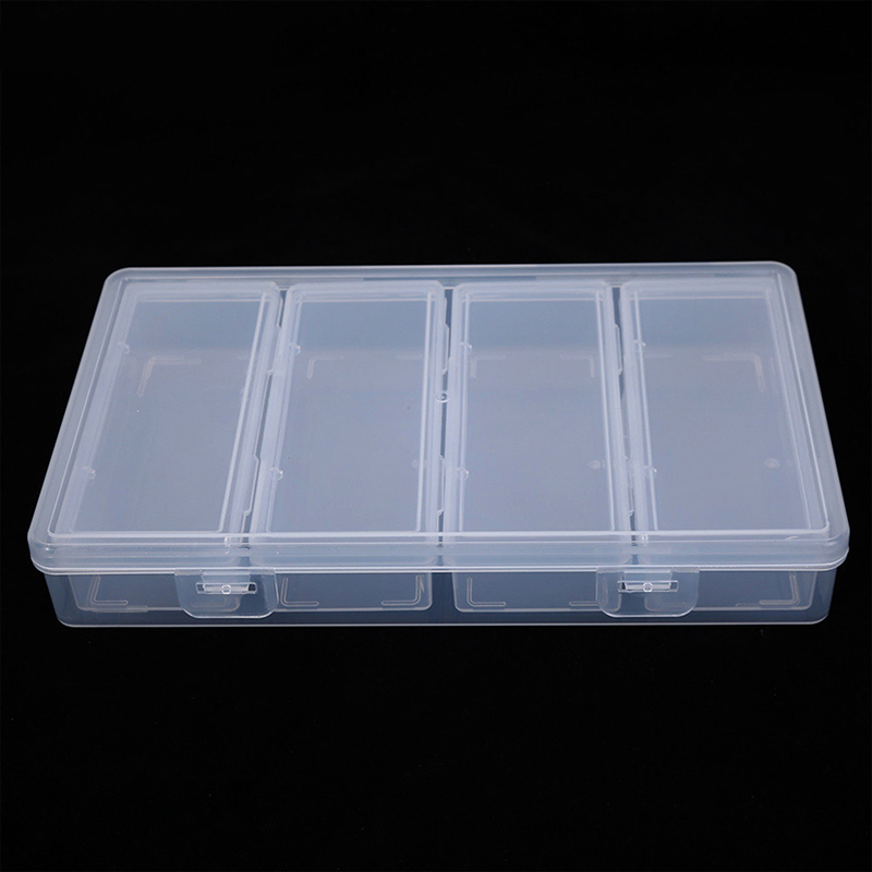 🛒4 Grid Independent Storage Bo - Nail Art Extension ulasan dan harga