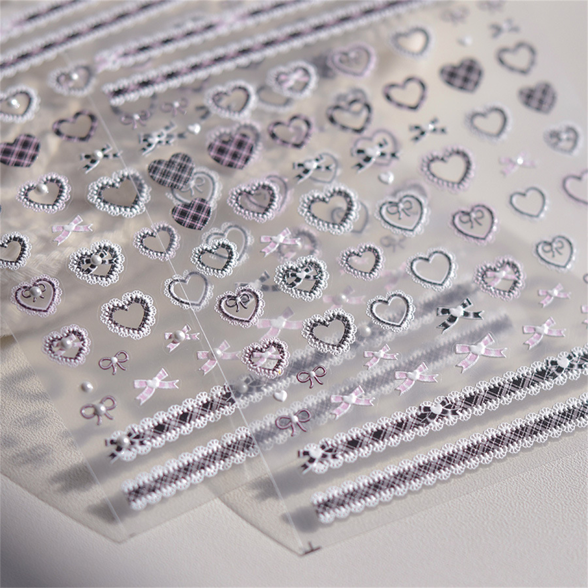 1pcs 5D Relief Kawaii Lace Nai - Nail Art Vampire ulasan dan harga
