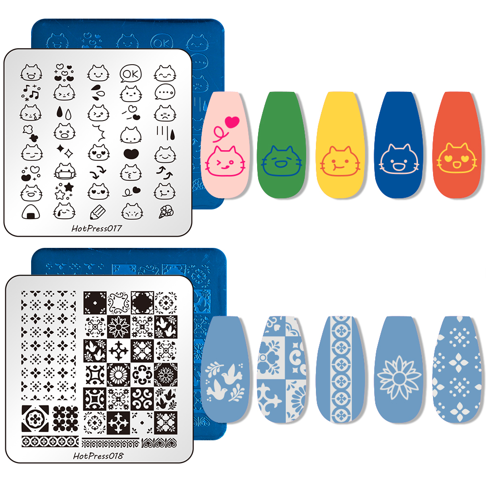 1pc 3D Cute Cat Patterns DIY N - Nail Art Vintage ulasan dan harga
